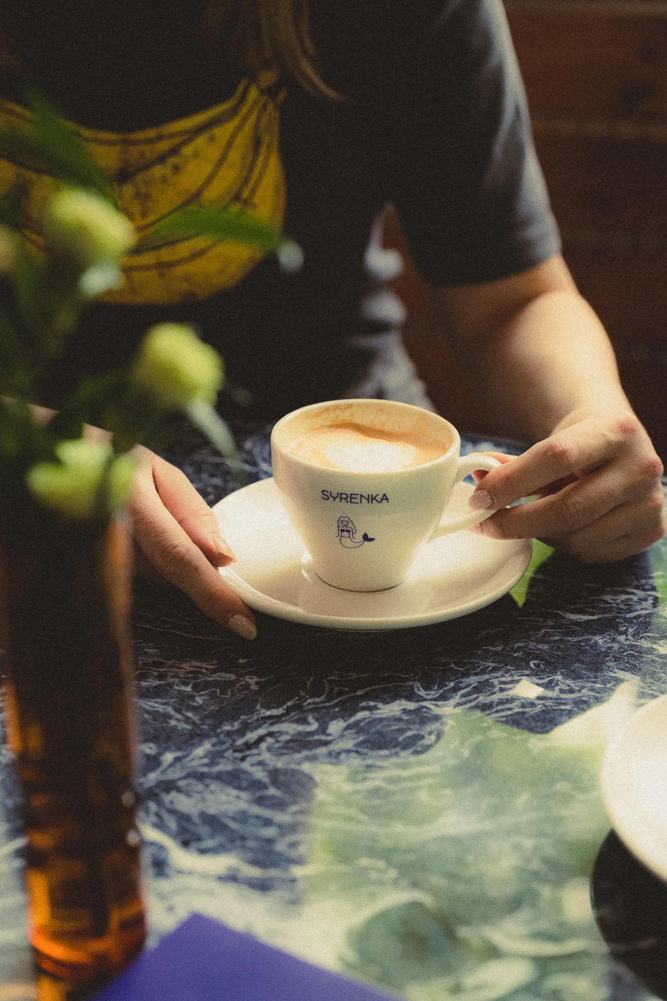 Kawa w filizance syrenka - Restauracja Syrenka Kołobrzeg