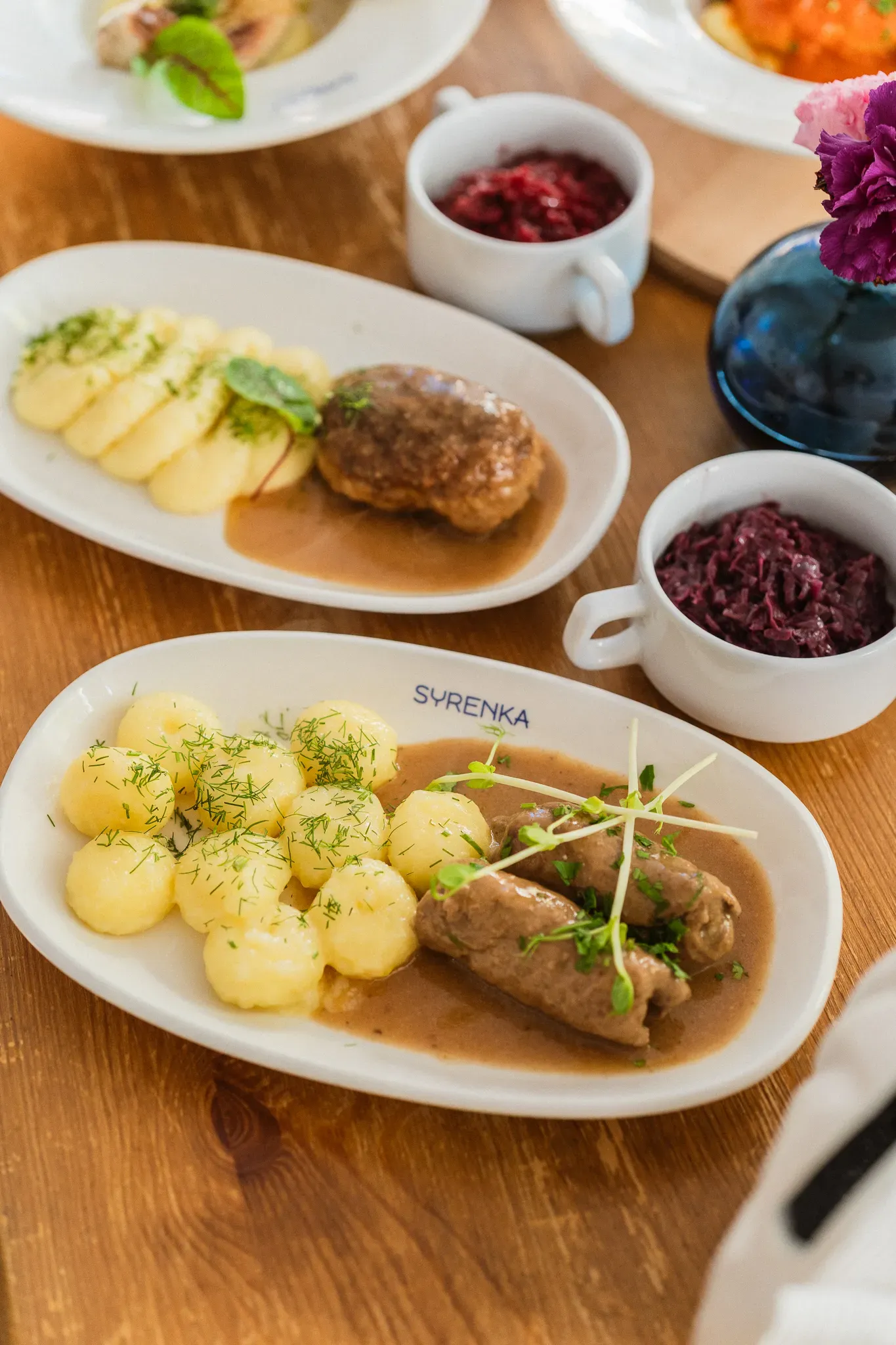 Rolada wolowa i kotlet mielony - Restauracja Syrenka Kołobrzeg