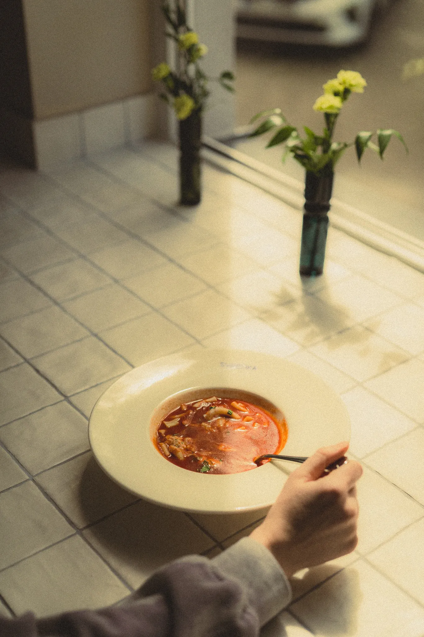 Zupa pomidorowa zblizenie - Restauracja Syrenka Kołobrzeg